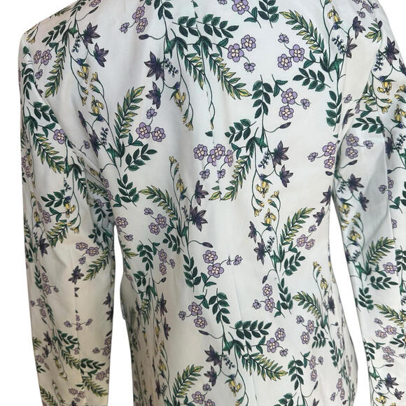 Liz Claiborne Blazer Floral Print Spring Jacket Women’s Lined Size Small NWT - Picture 6 of 8